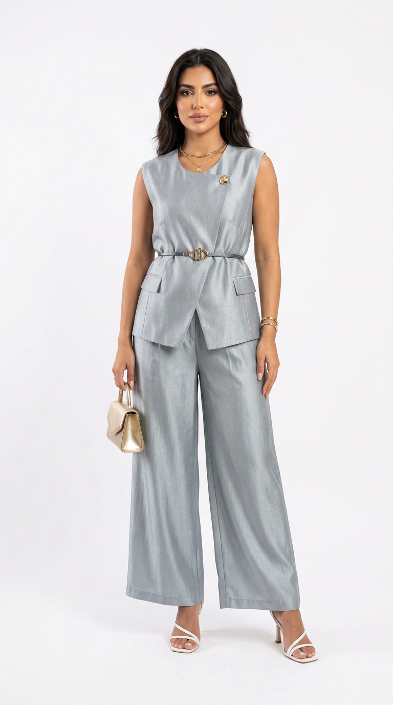 Cut Sleeve Neat Suit