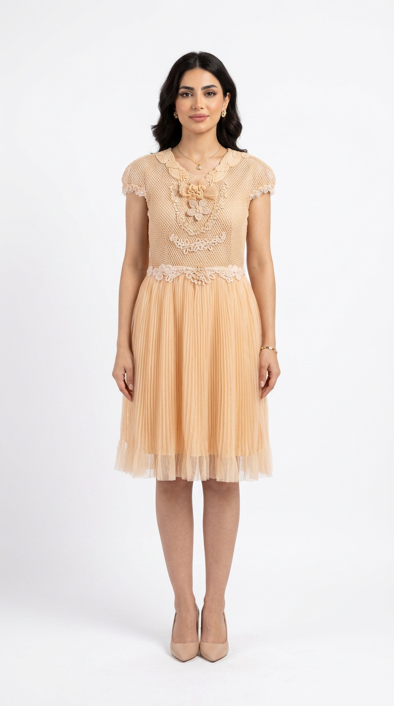 Short Flowered Dress