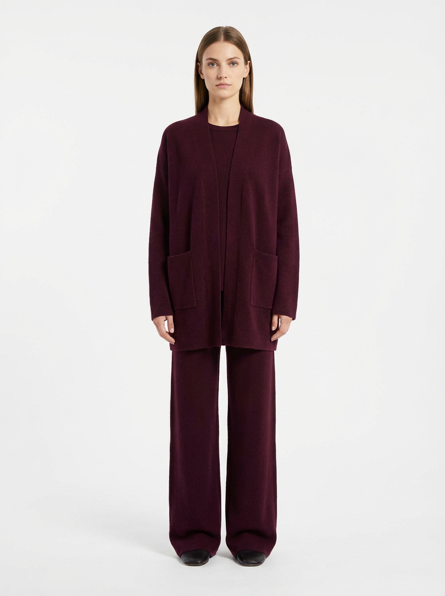 طقم محبوك كارديغان