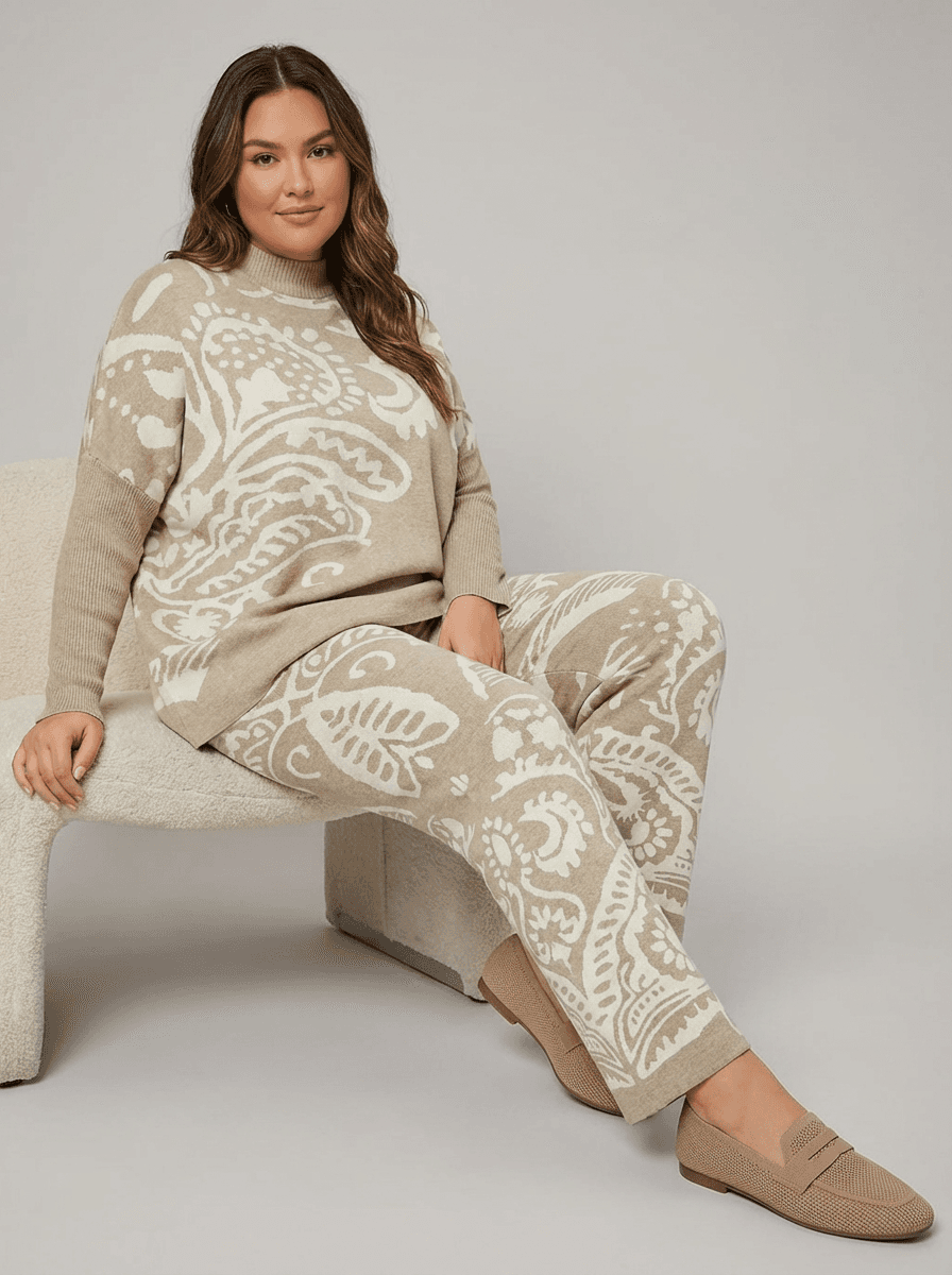 Paisley Knit Set
