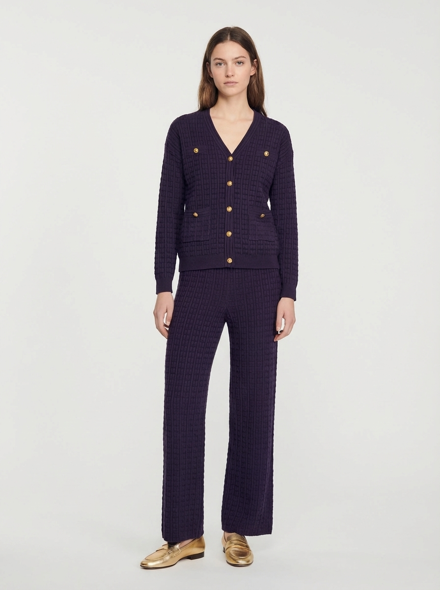 طقم تريكو بحزام