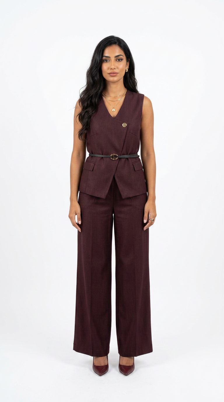 Cut Sleeve Neat Suit