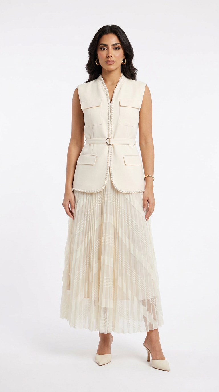 Cur Sleeve Suit
