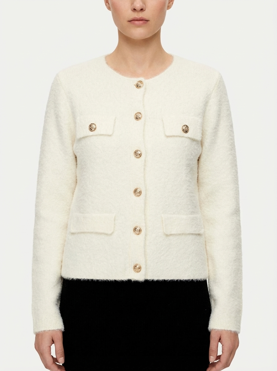 Classic Button Bouclé Jacket