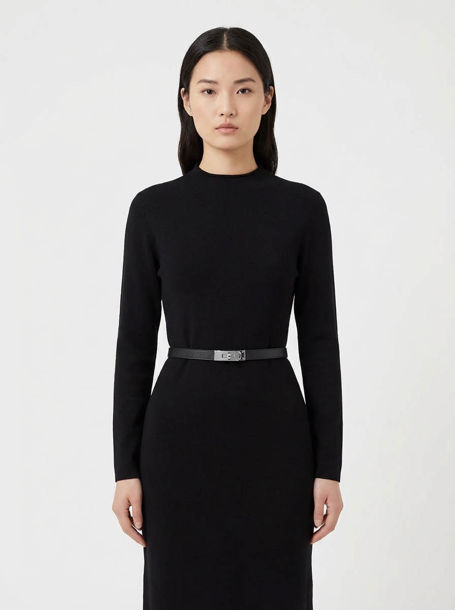 Minimal Knit Bodycon Dress