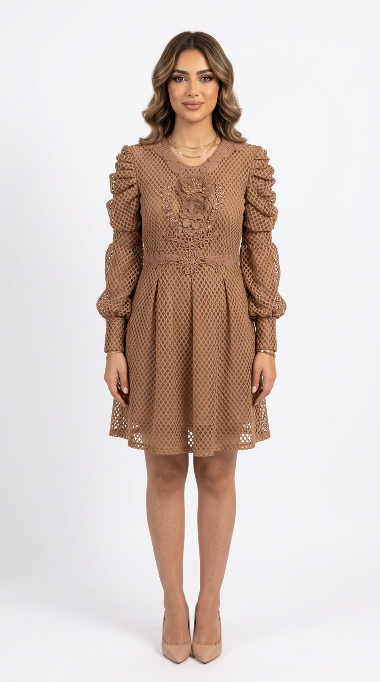 Short Flowered Dress