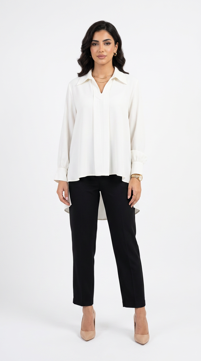 Plain Simple Daily Blouse