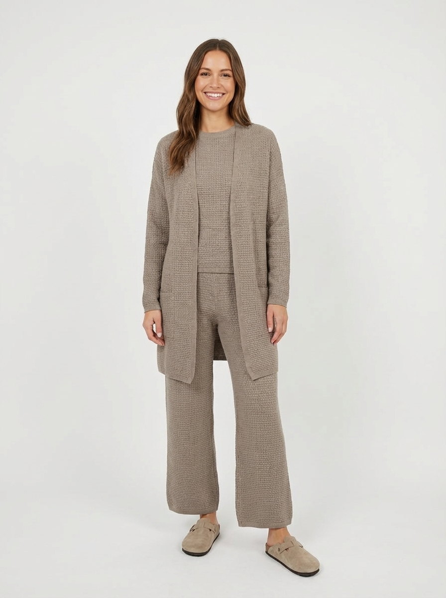 طقم محبوك كارديغان